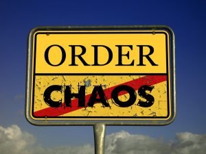 Sign with Order and crossed over Chaos - this is what minimalism is all about.