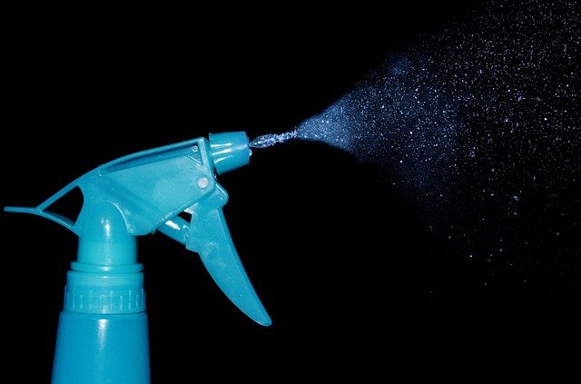Cleaning spray.