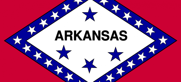 The flag of Arkansas