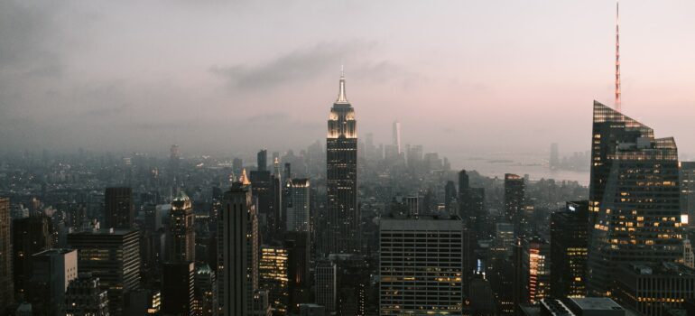 View of New York City.