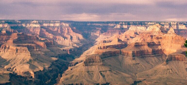 The view of the Grand Canyon