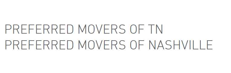 Preferred Movers of TN company logo