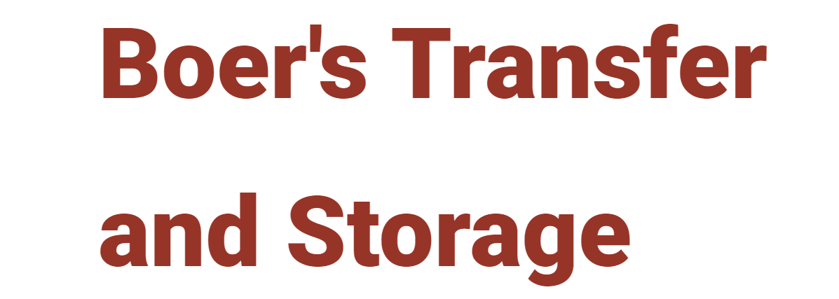 Boer's Transfer and Storage comapny logo