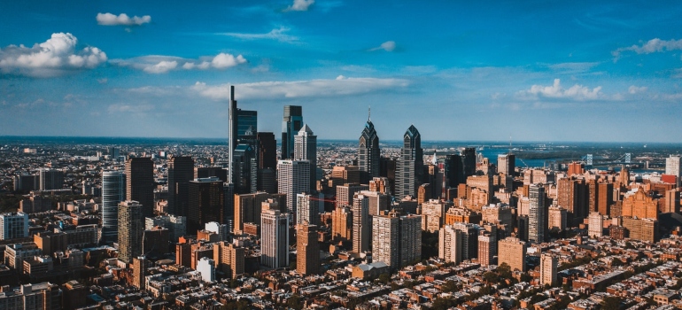 Philadelphia, one of the largest cities in the US