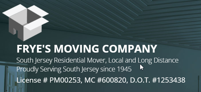 Frye's Moving Company company logo