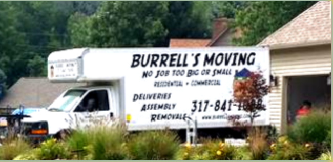 Burrell's Moving & Hauling company logo