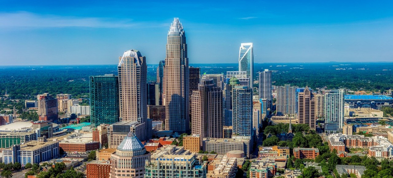 Panorama of Charlotte, North Carolina