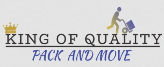 King of quality pack and move company logo