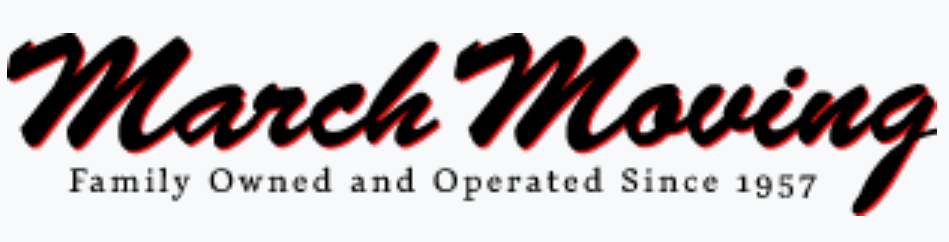 March Moving company logo