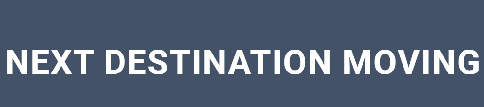 Next Destination Moving company logo