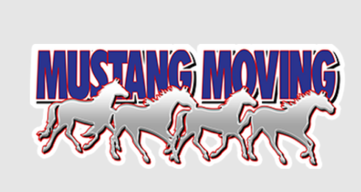 Mustang Moving company logo