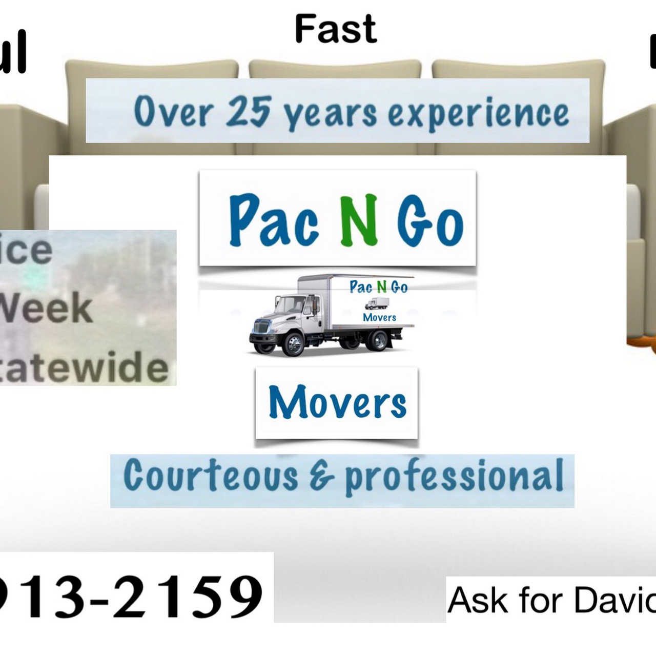 Pac N Go Movers logo