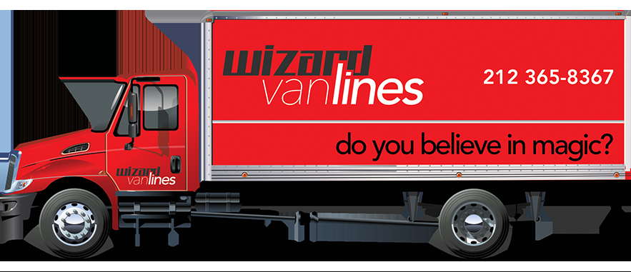 Wizard Van lines company logo