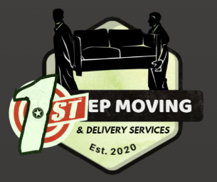 1st step moving and delivery company logo