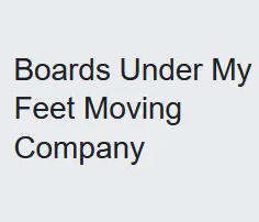Boards Under My Feet Moving company logo