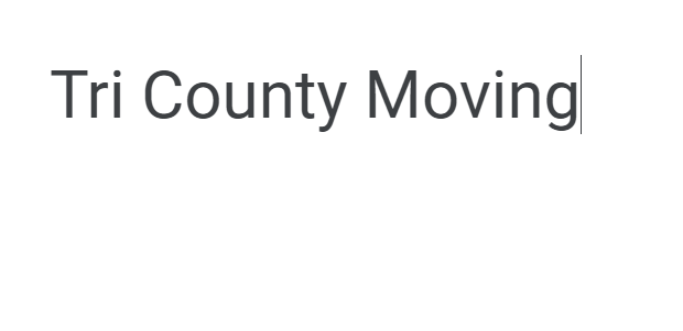 Tri County Moving company logo