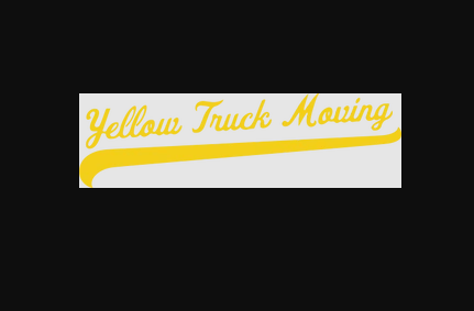 yellow truck moving company logo