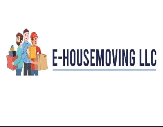 E - House Moving company logo