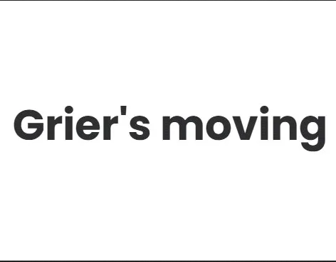 Grier's moving company logo