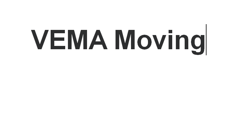 VEMA Moving company logo